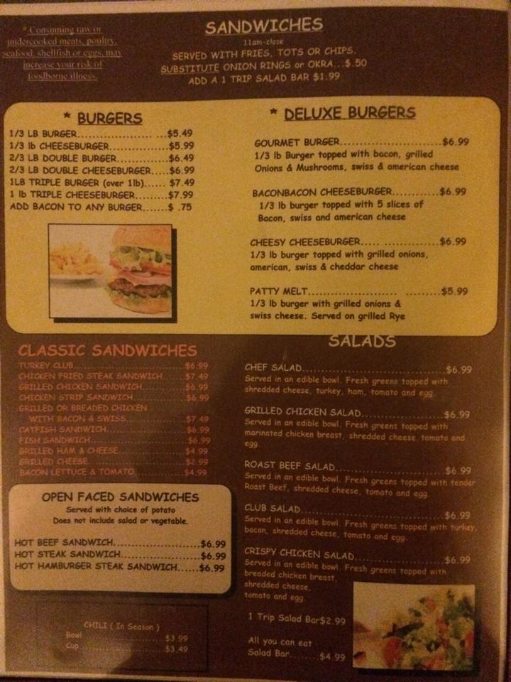 Country Kitchen Restaurant Menu