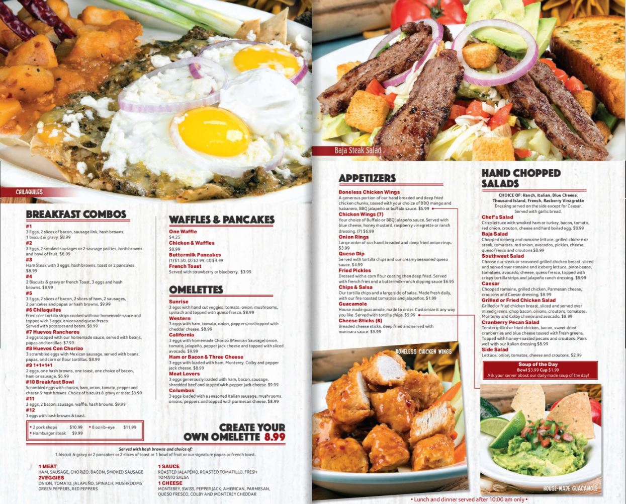 Don Thomas Restaurant  Menu