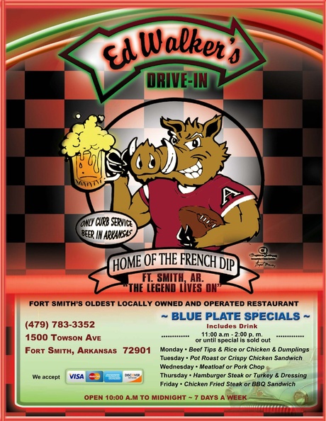 Ed Walkers Drive-In & Restaurant Menu