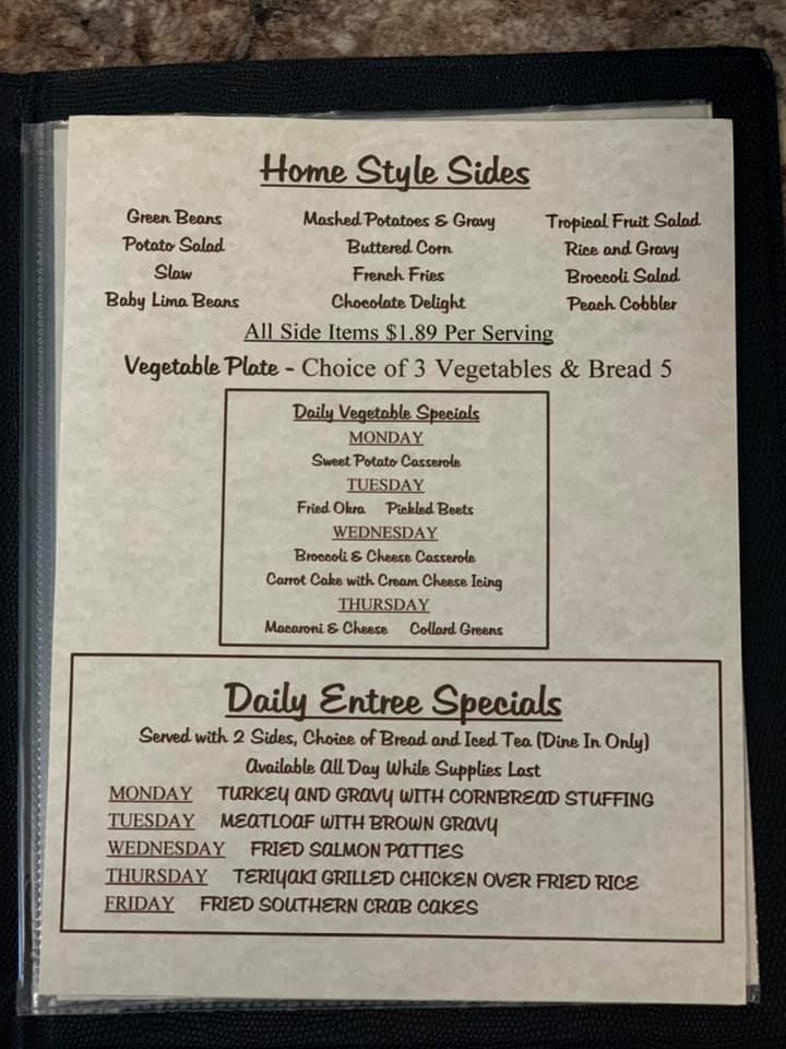 Gravy Southern Eatery Menu