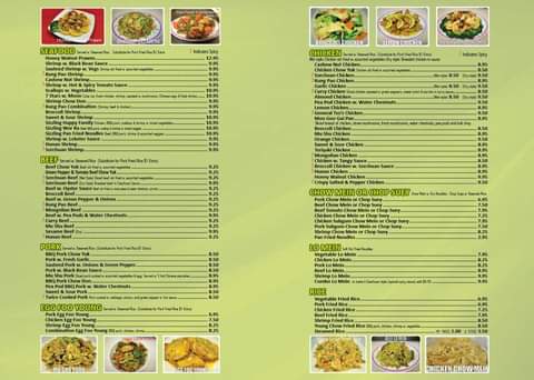 Happy Family Restaurant Menu