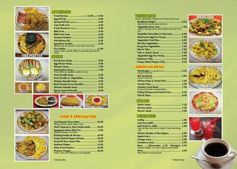 Happy Family Restaurant Menu