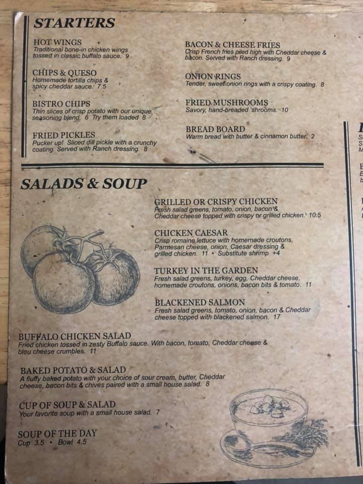 Mid-American Grille Menu