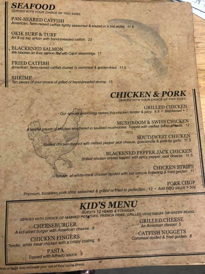 Mid-American Grille Menu