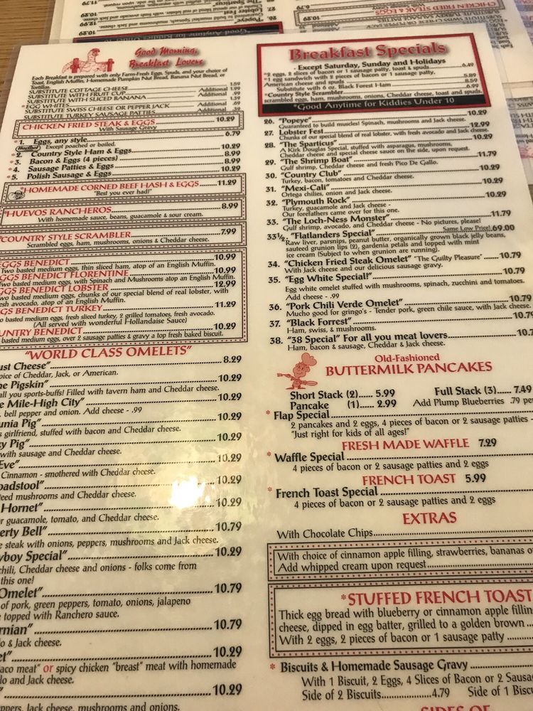 Omelet House Menu